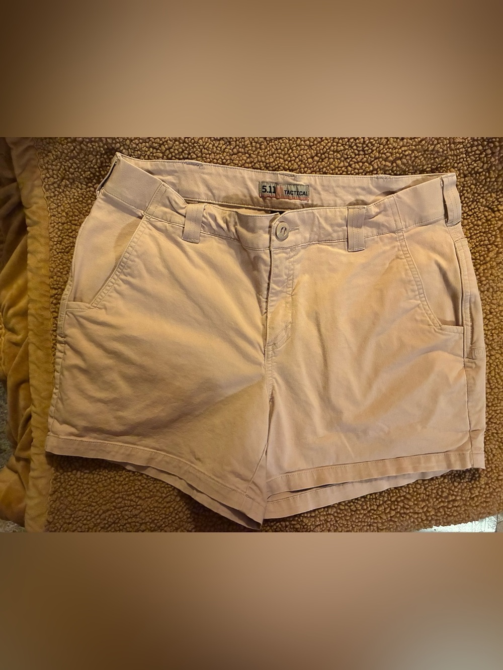 5.11 Tactical Women's Tan Utility Shorts